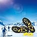 Ice Grips, EONPOW Ice & Snow Grips Cleat Over Shoe/Boot Traction Cleat Rubber Spikes Anti Slip 10 Steel Studs Crampons Slip-on Stretch Footwear (XL:5Pack)
