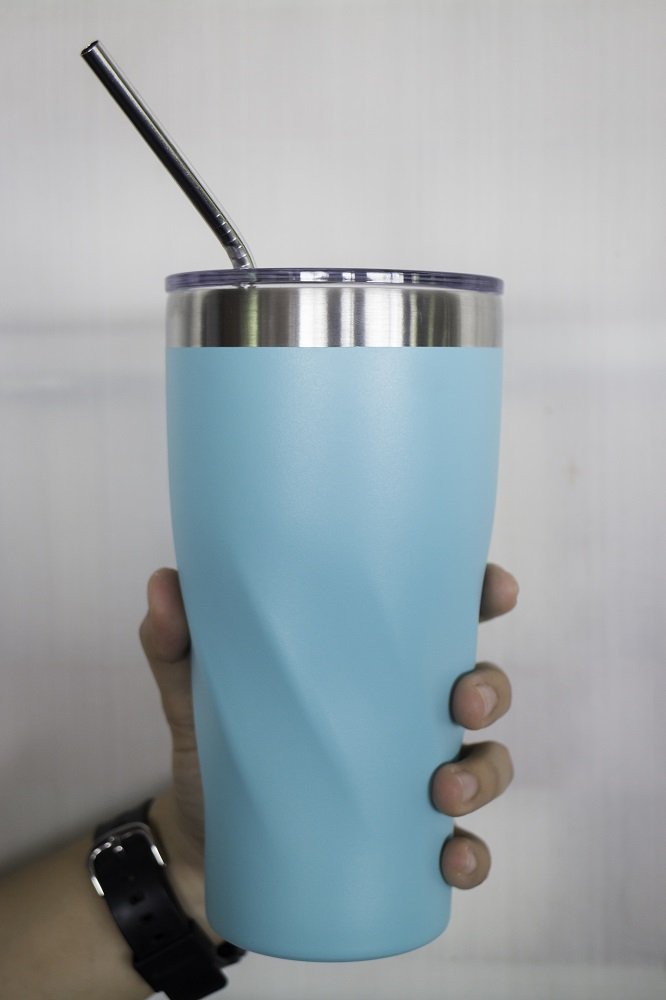 4 Stainless Steel Drinking Straws Set Fits 16 oz 40 oz Tumbler Cups