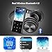 AGPTEK Bluetooth 4.0 MP3 Player with 2.4 Inch TFT Color Screen, 8GB Lossless Sound Music Player with FM Radio Voice Recorder, Touch Button with Backlight Supports Up to 128GB, Black