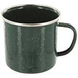 Highlander Deluxe Enamel Mug Green