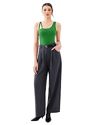 REORIA Women's Asymmetrical Shoulder Strap Bodysuit