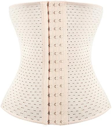 KSKshape Waist Trainer Corset for Weight Loss [28cm Height] Tummy Control Body Shaper Breathable Waist Cincher Shapewear