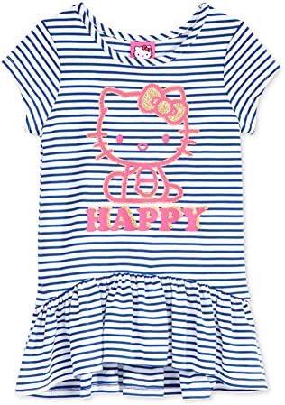 evy of California Girls Hello Kitty Striped Graphic T-Shirt cashmere 5