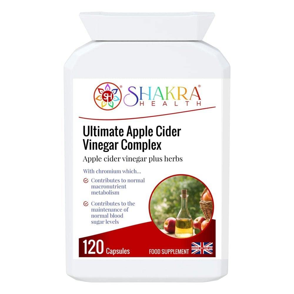 Ultimate Apple Cider Vinegar Complex High Strength ACV Vegan Capsules. Spirituality, Science & Supplements by Shakra Health