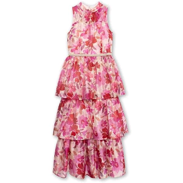 Amazon.com: Speechless Girls' High Neck Full Length Party Dress, Dustyblue,  7: Clothing, Shoes & Jewelry