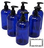 BAIRE BOTTLES -16 OZ BLUE PLASTIC REFILLABLE
