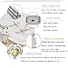 Couples bracelets lover concentric lock key pendant male female high-grade titanium steel bracelet Jewelry Set (20cm, blue)