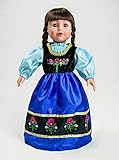 Ice Princess Scandinavian Princess Dress Costume (Doll Size)