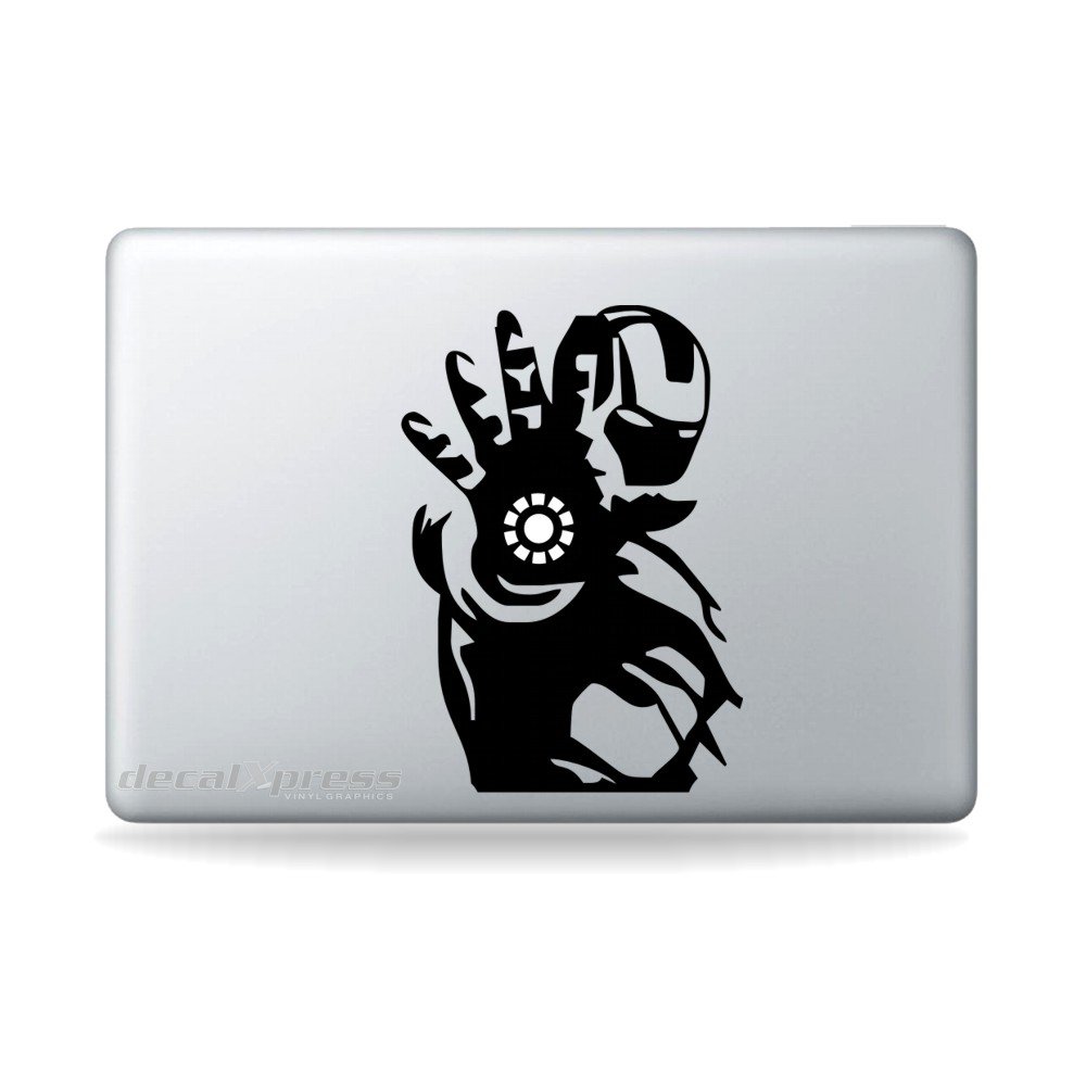 Iron Man Hand Sticker Decal MacBook, Air, Pro All Modelss