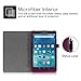 Fintie EKAB002AD-US Folio Case for Fire HD 8 (2015 Model 5th Gen Only), Slim Fit Premium Vegan Leather Standing Cover with Auto On/Off, Purple