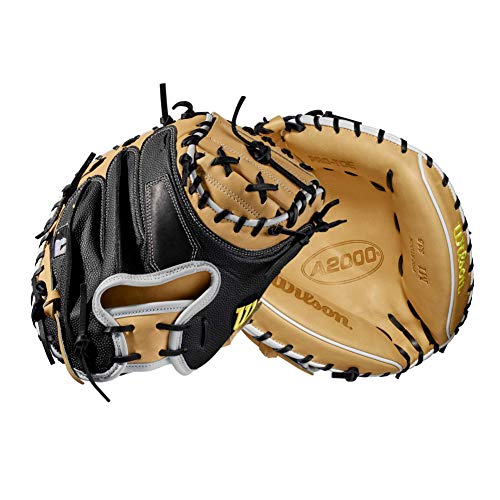 Wilson - 2019 A2000 M1 Super Skin Catcher's Mitt - 33.5" Dexterity: Right-Hand-Thrower