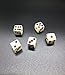 Dice Set with Dice Bag. Real Bone. 5-6d Dice. Handmade. Casino Dice RPG Betting Dice Craps Board Games D&D Backgammon Farkle Bunco Balut Liars Dice Crown & Anchor Golf Dice. Ages 10 and up