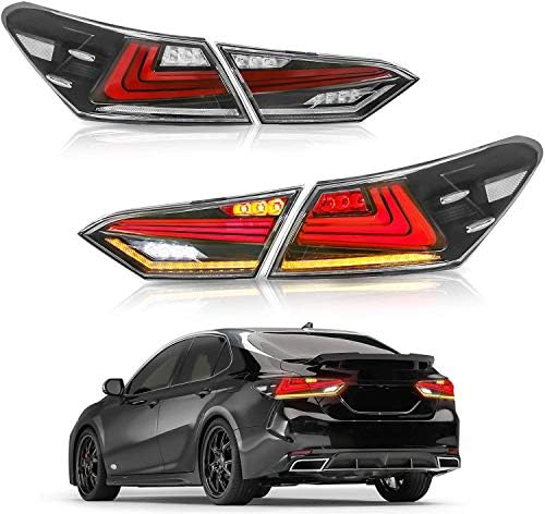 トヨタカムリ 70系 Led テールランプ 10代目 カムリ 純正交換テールランプ スモーク シーケンシャルウィンカー 流れ