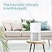 AwesomeWare Air Purifier True HEPA Filter, Odor Allergies Eliminator Smokers, Smoke, Pets, Mold, Germs, Dust, US-110V, Air Cleaner with Ionizer up to 150sq.ft