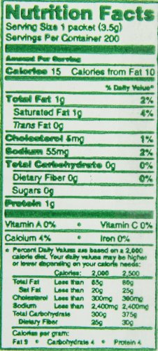 N'joy Parmesan Cheese Packets, 200 Count