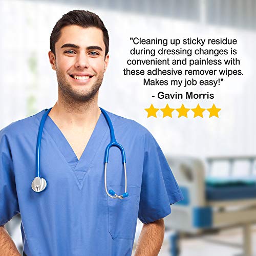 6 Premium+Adhesive+Remover+Wipes+Sting