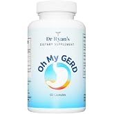 Dr. Ryan&rsquo;s Oh My GERD Digestive Support Capsules, Vegan, 60 Count | Promotes Comfort for Occasional Heartburn, Indigestion &amp; Acid Imbalance; Gluten-Free and Sugar-Free