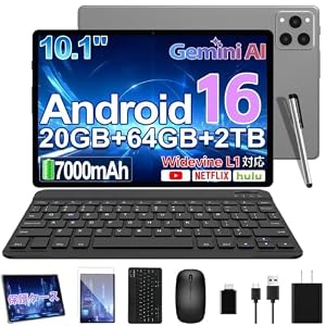 Android 16 タブレットBvglcory タブレット 10インチ Wi-Fiモデル