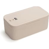 Huolacove Small Medication Lock Box with Combination Code, Lockable Storage Box for Pills/Snacks/First Aid Kits, Phone/Personal Items, Secure Container for Home/Fridge/Office/Travel (khaki)- Reusable