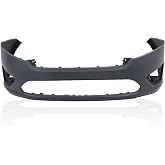 Front Bumper Cover Primed Replacement for Fusion 2010-2012 FO1000650 | Plastic, Primed, Stable and Sturdy