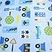 MyKazoe Waterproof Bassinet Play Yard Pad & Lap Pads - Set of 3 (Teepee Fun)