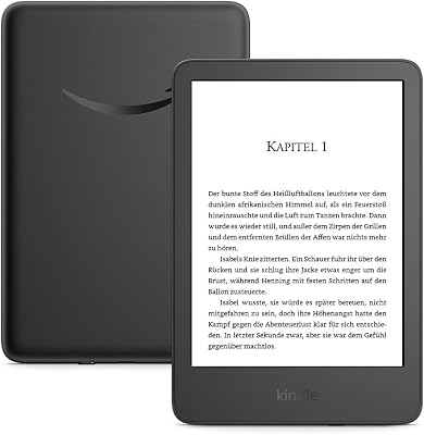 Kindle 16 GB (Version 2024) – Leicht und kompakt, mit schnellem Umblättern und hohem Kontrastverhältnis – ohne Werbung – schwarz