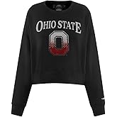 Pro Standard NCAA womens Womens College Jewels Brushed Back French Terry Crewneck Sweatshirt