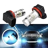 LED Fog Driving Bulb LinkStyle 2 Pack 8000K High Power H8 H11 LED Fog Replacement Bulbs 100W Daytime Running Bulbs for Fog Light Lamps Replacement
