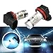 LED Fog Driving Bulb LinkStyle 2 Pack 8000K High Power H8 H11 LED Fog Replacement Bulbs 100W Daytime Running Bulbs for Fog Light Lamps Replacement