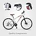 Murtisol Mountain Bike 27.5 inches Hybrid Bicycle with Suspension Fork,21 Speed,Dual Disc Brake,Grey Orange/Blackthumb 1