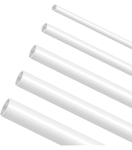 Tube Polycarbonate Transparent Rigide Uxcell - 6x8mm OD, 5 Pièces De 1.64ft