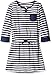 Scout + Ro Girls' Stripe Dress with Patch Pocket