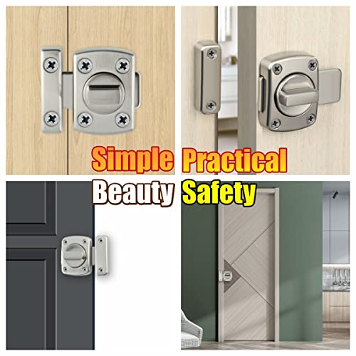 Alise Gate Latch Slide Bolt Latches Lock,Safety Double Sided Gate