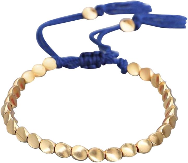 Tibetan Copper Beads Bracelet Handmade Tibetan Buddhist Bracelet