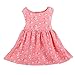 TIFENNY Spring Summer Kids Baby Girls Floral Sleeveless Princess Dress Vest Clothes (2T, Pink)
