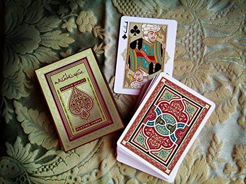 Lotrek Arabesque Playing Cards Red Gold Players Edition Rare Limited