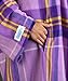 Snuggie The Original Super Soft Fleece Blanket with Sleeves and Pockets - Purple Plaid