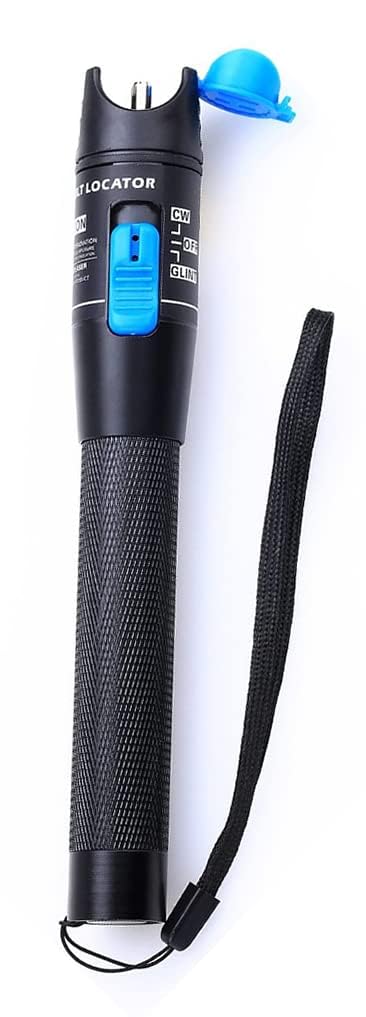 5KM Visual Fault Locator (VFL) Fibre Optic Tester - Red Light Cable Fault Finder Pen for FTTH, LC/SC/ST Connectors