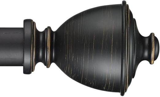 Amazon Com Muskoka Non Telescoping Curtain Rod 10 Ft Distressed