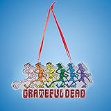 Grateful Dead Skeletons with Top Hats Christmas Ornament GD2142