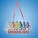 Grateful Dead Skeletons with Top Hats Christmas Ornament GD2142