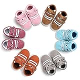 Isbasic Baby Boys Girls High-Tops Sneakers Toddler Soft Sole First Walkers Shoes