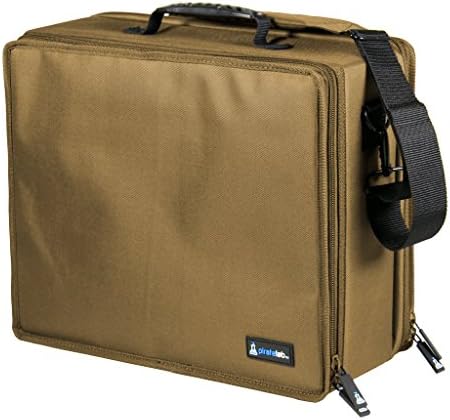 Pirate Lab Large Collectible Card Carrying Case - Coyote (with Large Compartment Foam Tray)