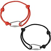 Rock Climbing Cord Bracelet for Best Friend Birthday Christmas Gifts for Bestie Sister Brother Sliding Knot Bracelet Set for Climber Hiking Gifts for Girlfriend Boyfriend Anniversary Wedding Gift