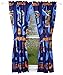 Star Wars Rebels Blue 63” Drapery/Curtain 4pc Set (2 Panels, 2 Tie backs) - Official Star Wars Product