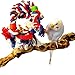 Lorchwise Colorful Parrot Toy - Cotton Rope Bite Toy - Keeps Bird Happy