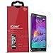 iCarez HD Clear Screen Protector for Galaxy Note 4, 3-Pack