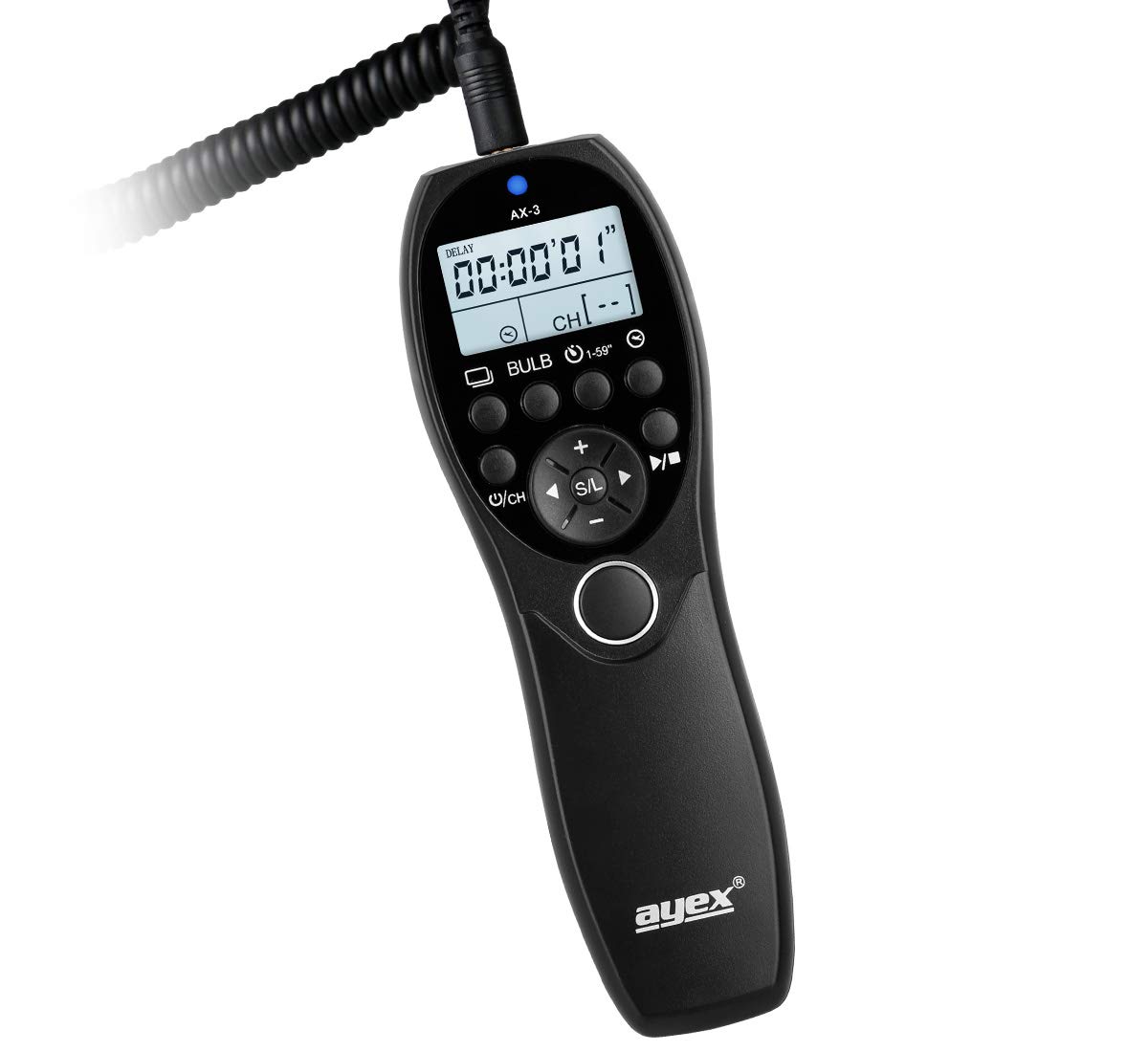 Ayex Timer Remote Shutter Release for Canon EOS 60D, 600D, 550D, 500D and 450D.
