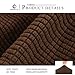 CHUN YI Stretch Chair Couch Cushion Cover for Armchair, Individual Sofa Seat Cushion Covers for Chairs, Slipcover Replacement with Spandex Jacquard Fabric(Small,Coffee)