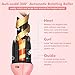 Hair Curling Iron - Professional Automatic Hair Curler Wand Instant Heat Curling Iron Hair Waver Automatic Roller 360 Rotating Roller with 3 Adjustable Temperature for Woman & Lady & Girls (Pink)